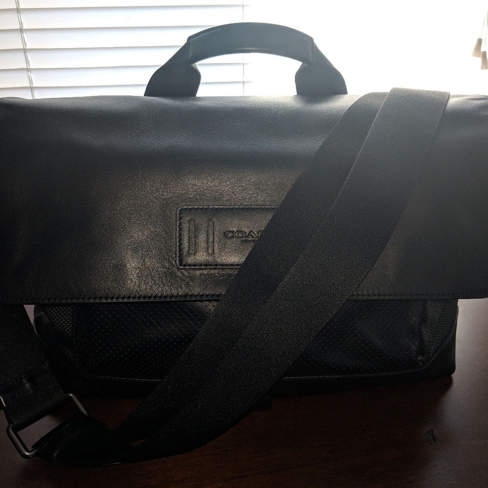 Coach mens Manhattan bike bag